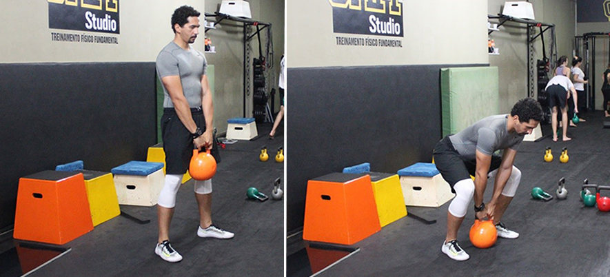 Levantamento Terra Sumô com Kettlebell 