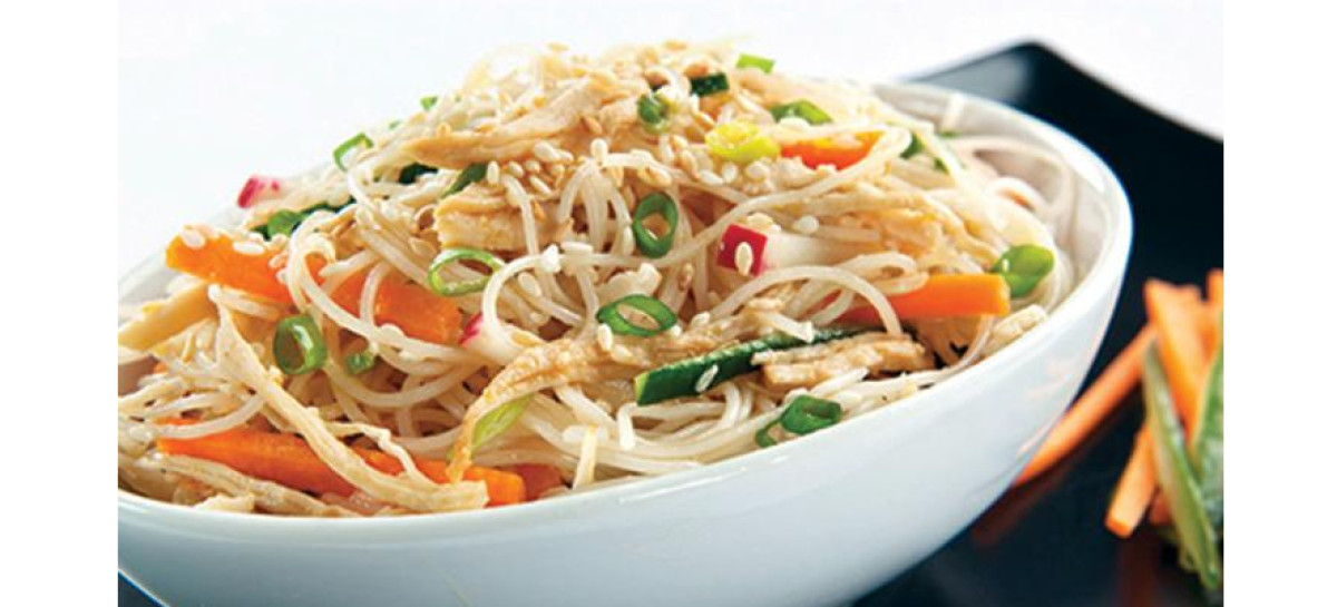 Receita De Salada Com Macarrão De Arroz Bifum Bh Mulher